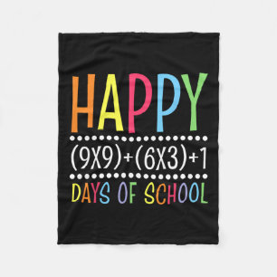 Cobertor De Velo Fórmula Matemática Feliz 100 Dias De Matemática En