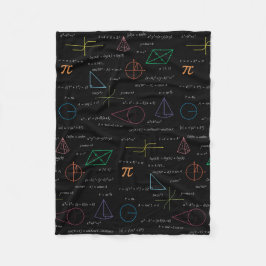 Cobertor De Velo Fórmulas matemáticas coloridas