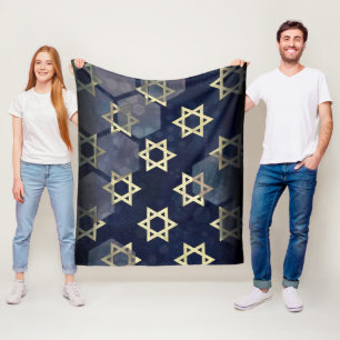 Cobertor De Velo Forte vibe de Hanukkah de SlipperyJoe estrela de D