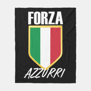 Cobertor De Velo Forza Azzurri Itália Flag Soccer