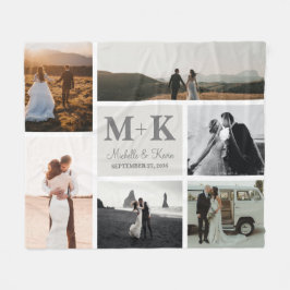 Cobertor De Velo Foto: Collage Newlyweds Foto
