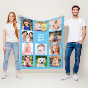 Cobertor De Velo Foto da família de crianças personalizadas