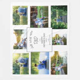 Cobertor De Velo Foto Da Família Feliz Dia de os pais 8 De Crianças