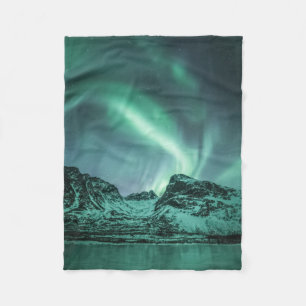 Cobertor De Velo Foto da natureza da luz do norte