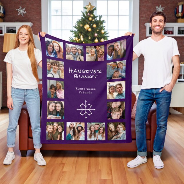 Cobertor De Velo Foto de Amizade Collage Fleece Blanket (Criador carregado)