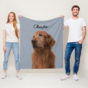 Cobertor De Velo Foto de animal de estimação personalizada para mam