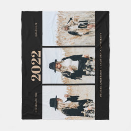 Cobertor De Velo Foto de Graduação Simples 3