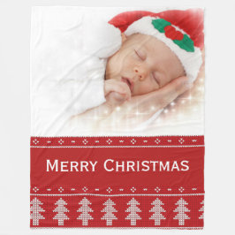 Cobertor De Velo Foto de Natal Fleece Blanket