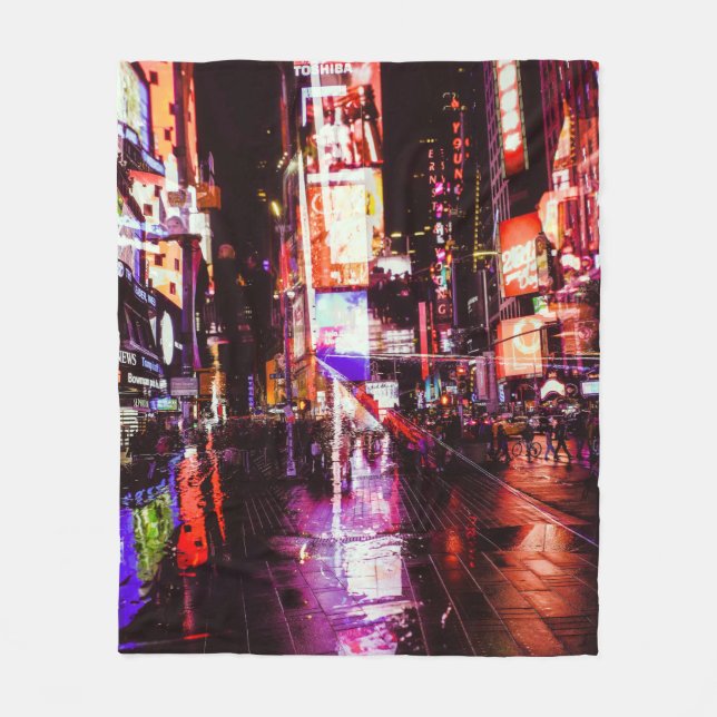 COBERTOR DE VELO FOTO DE NOVA IORQUE (Frente)