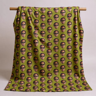 Cobertor De Velo Foto Divertida de Rosto Personalizada