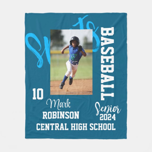 Cobertor De Velo Foto do Baseball Sport (Frente)