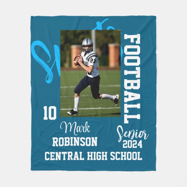 Cobertor De Velo Foto do Esporte de Futebol (Frente)