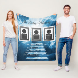 Cobertor De Velo Foto do Memorial Fleece Blanket