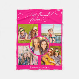 Cobertor De Velo Foto dos melhores amigos