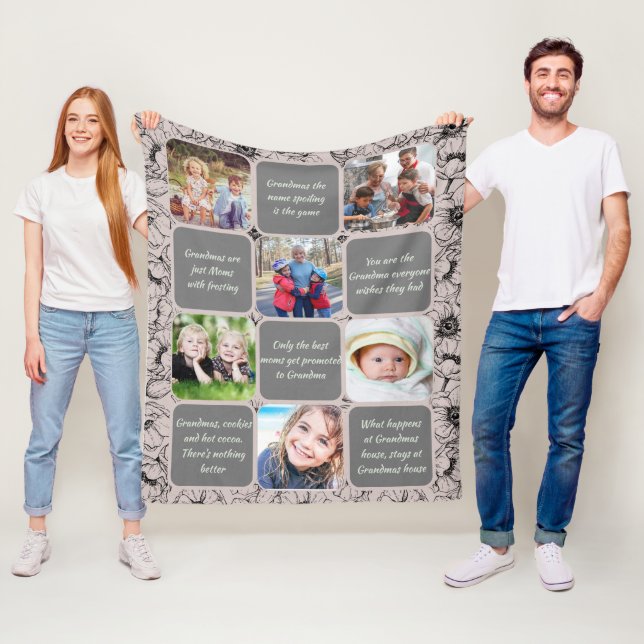 Cobertor De Velo Foto Dourada da Rosa Nana/vovó doce (In Situ)