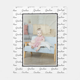 Cobertor De Velo Foto e texto personalizado exclusivo DIY personali