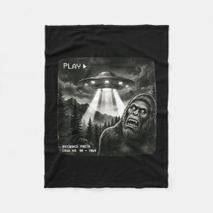 Cobertor De Velo Foto engraçada de bigfoot alienígena ufo antiga ev