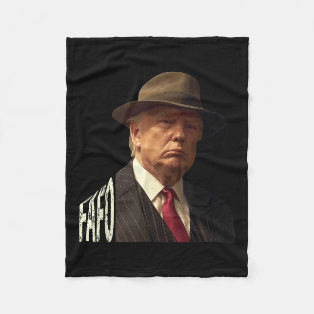 Cobertor De Velo Foto Funny Fafo Trump _1 (Frente)