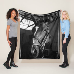 Cobertor De Velo Foto Memorial Elegante de Cavalo Equestre