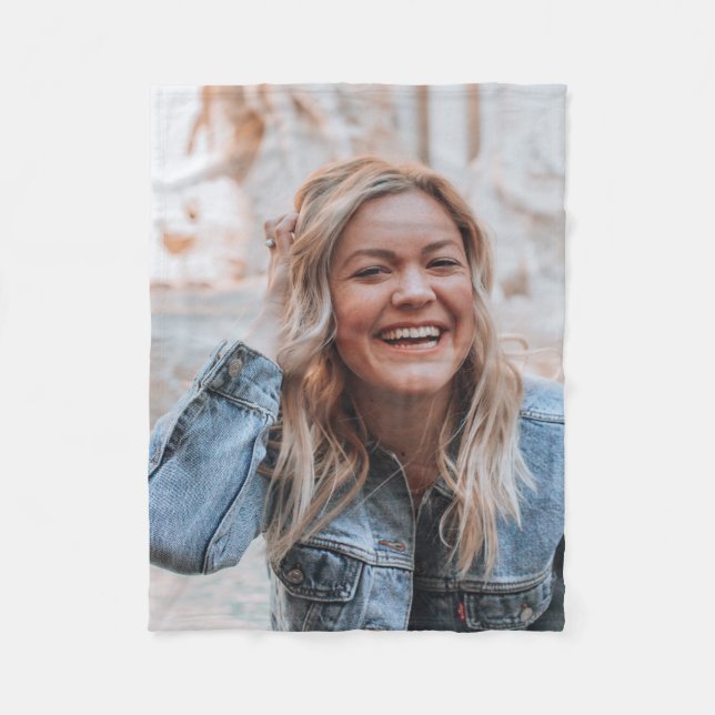 Cobertor De Velo Foto personalizada (Frente)