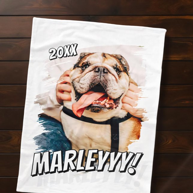Cobertor De Velo Foto personalizada de Pet personalizada do Modern  (Criador carregado)