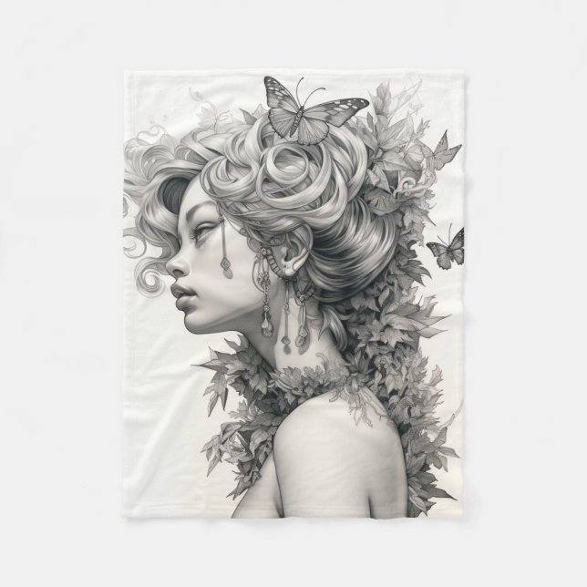 Cobertor De Velo Foto Personalizada Elegante Adicionar Sua Própria (Frente)