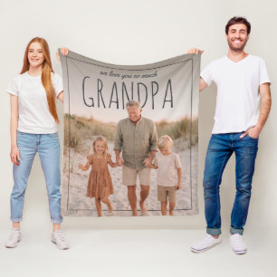 Cobertor De Velo Foto Personalizada PhotoPop Nós Amamos Você Muito