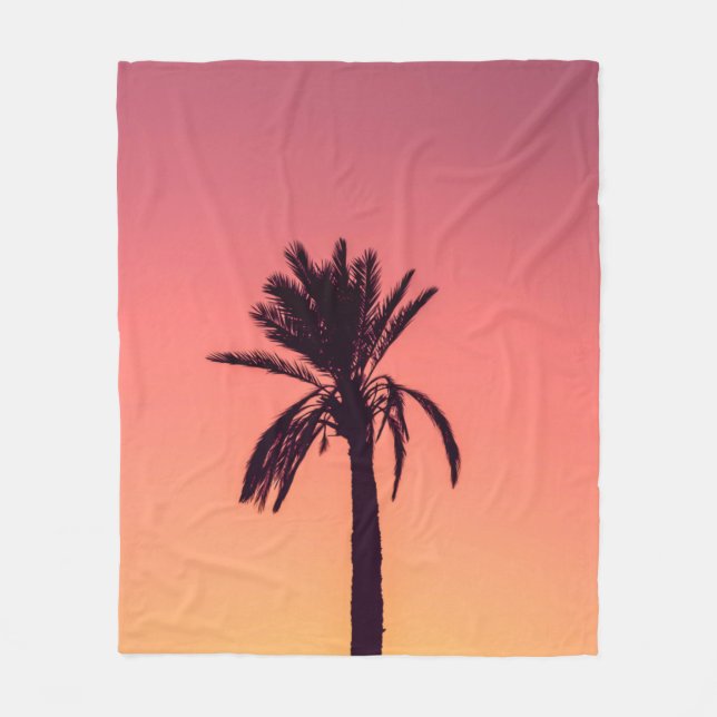 Cobertor De Velo Fotografia da palmeira (Frente)