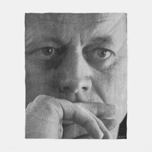 Cobertor De Velo Fotografia de John F. Kennedy