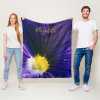 Fotografia macro pansy elegante