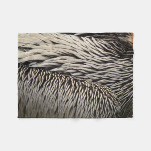 Cobertor De Velo Fotografia Pelican Feather Abstrato Nature