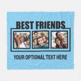 Cobertor De Velo Fotos, texto e cor personalizados dos melhores ami