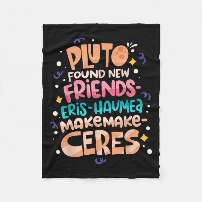 Cobertor De Velo Found New Friends Funny Science Quotes Planets  (Frente)