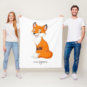 Cobertor De Velo Fox Cuta, Nome do Filho do Script ou Sua Mensagem