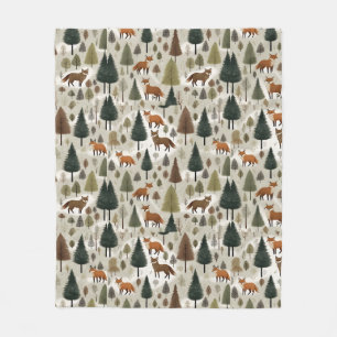 Cobertor De Velo Fox de Woodland Inverno