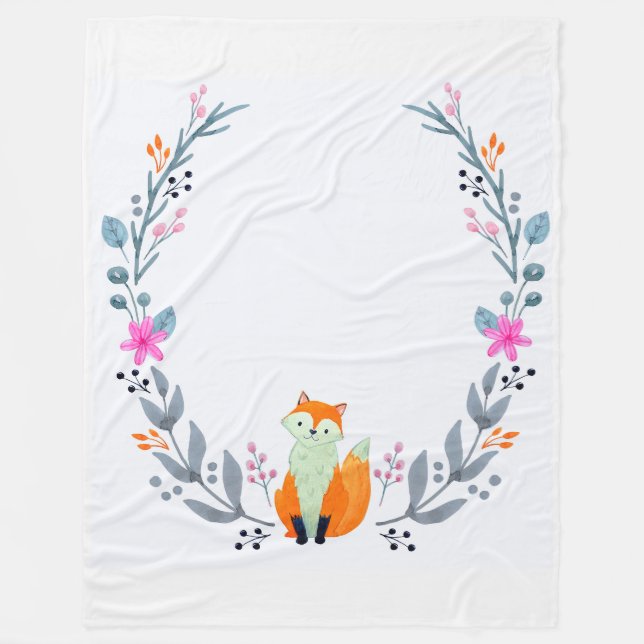 Cobertor De Velo Fox Fleece Blanket (Frente)