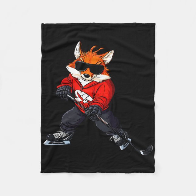 Cobertor De Velo Fox Ice Hockey Player  (Frente)