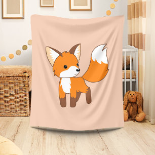 Cobertor De Velo Fox pequeno bonito