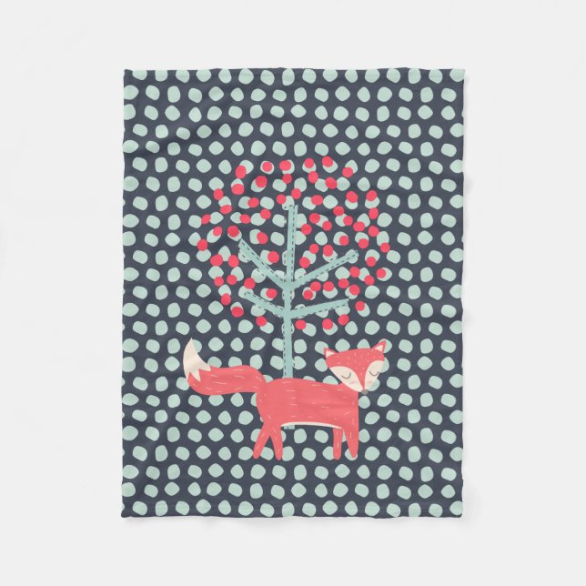 Cobertor De Velo Fox retro (Frente)