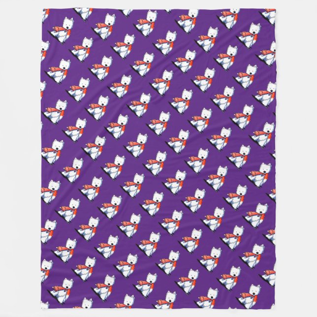 Cobertor De Velo Fox Toy Westies (Frente)