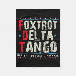 Cobertor De Velo Foxtrots Delta Tangos Resiste Polite Prevalecente