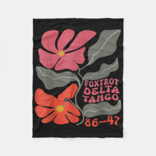 Cobertor De Velo Foxtrots Deltas Tangos 86 47 Flor Boho