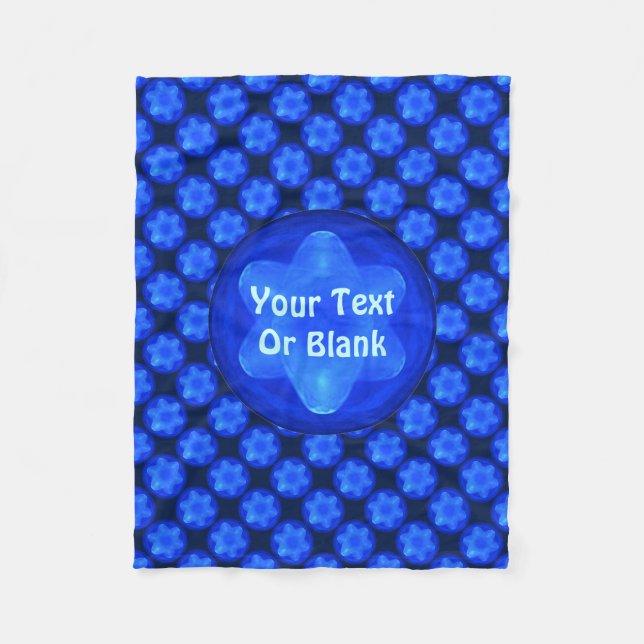 Cobertor De Velo Fractal Bluestar (Frente)