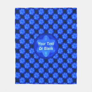 Cobertor De Velo Fractal Bluestar