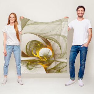 Cobertor De Velo Fractal de cores metálicas do Precioso moderno