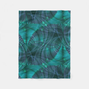 Cobertor De Velo Fractal do Apophysis mim azul + suas ideias