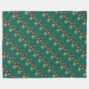 Cobertor De Velo Fractal Inuit Hunter