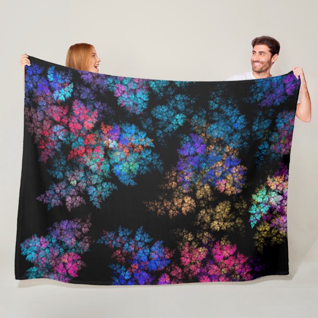 Cobertor De Velo Fractal leaves (In Situ)