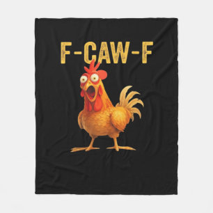Cobertor De Velo Frango Criativo Casual Engraçado F-Caw-F