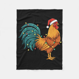 Cobertor De Velo Frango Eu Balanço Um Galo Festivo Em Um Chapéu De